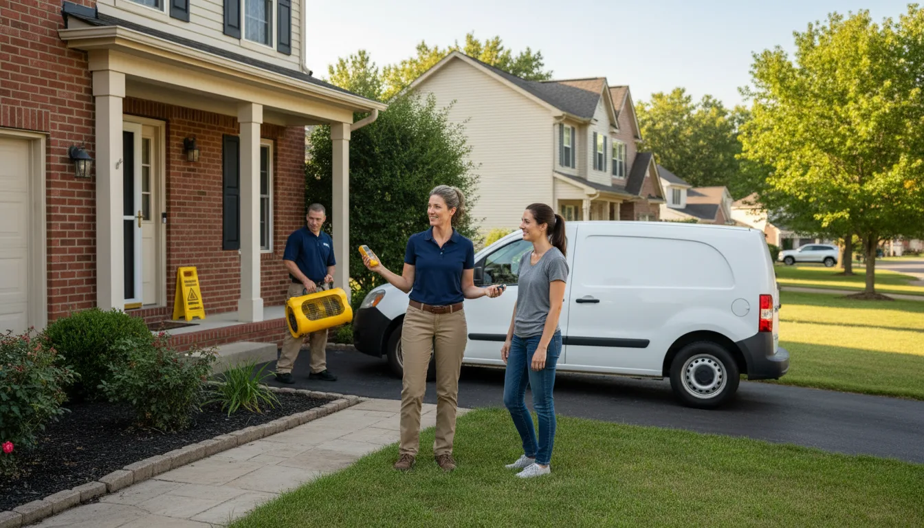 Residential water damage restoration in Glenns Ferry, ID